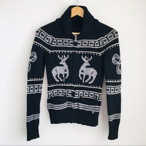 Tna Aritzia Sea to Sky Cardigan Sweater Lambswool